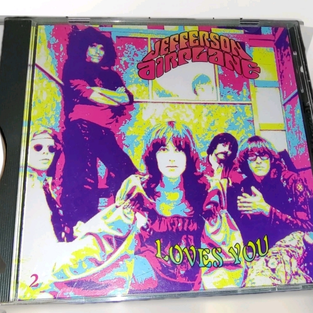 JEFFERSON AIRPLANE LOVES YOU (CD DISC #2 1992) CD-VGUC See Pics Cracks In Cover